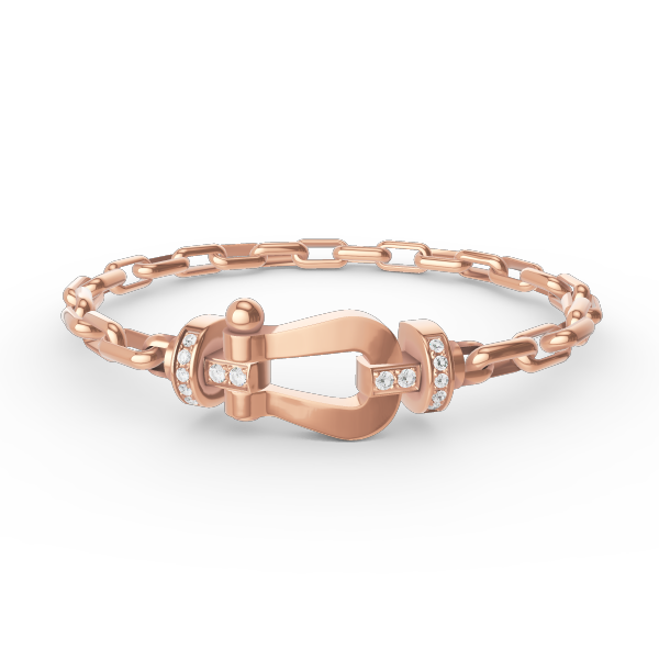 [Rose Jewellery]FORCE LARGE HORSESHOE CLASP  METAL BRACELET