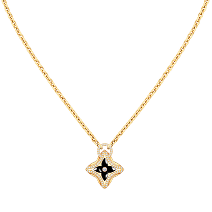 [Rose Jewellery]STAR PEDANT PINK GOLD DIAMOND NECKLACE