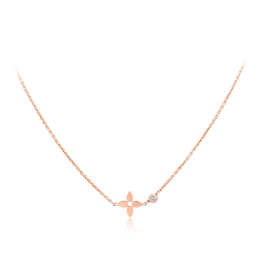 [Rose Jewellery]BLOSSOM PENDANT PINK GOLD AND DIAMOND