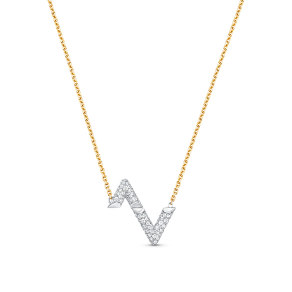 [Rose Jewellery]VOLT SILVER DIAMOND PEDANT NECKLACE