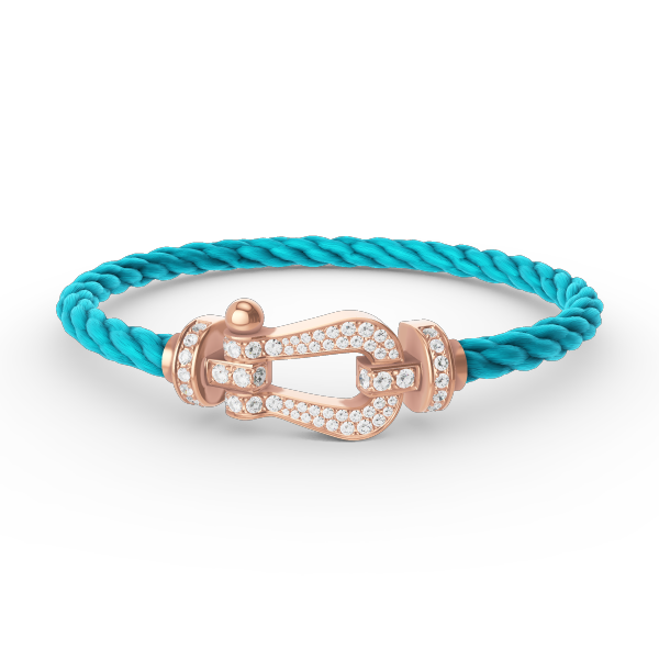 [Rose Jewellery]FORCE LARGE HORSESHOE FULL DIAMOND BRACELET ROSE GOLD