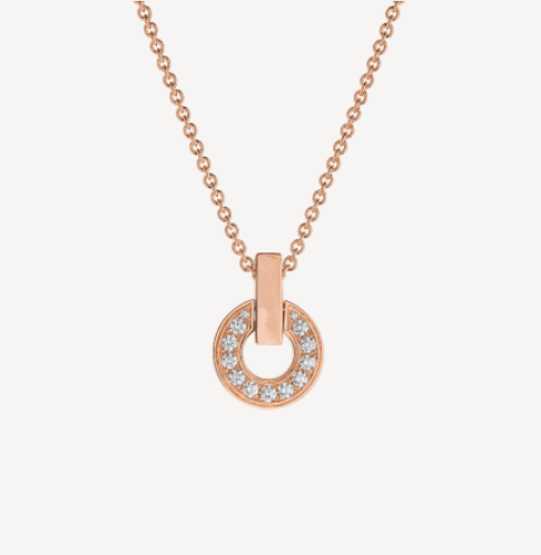 [Rose Jewellery]GARI NECKLACE PINK GOLD DIAMOND