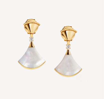 [Rose Jewellery]DREAM MOP 1 DIAMOND EARRINGS