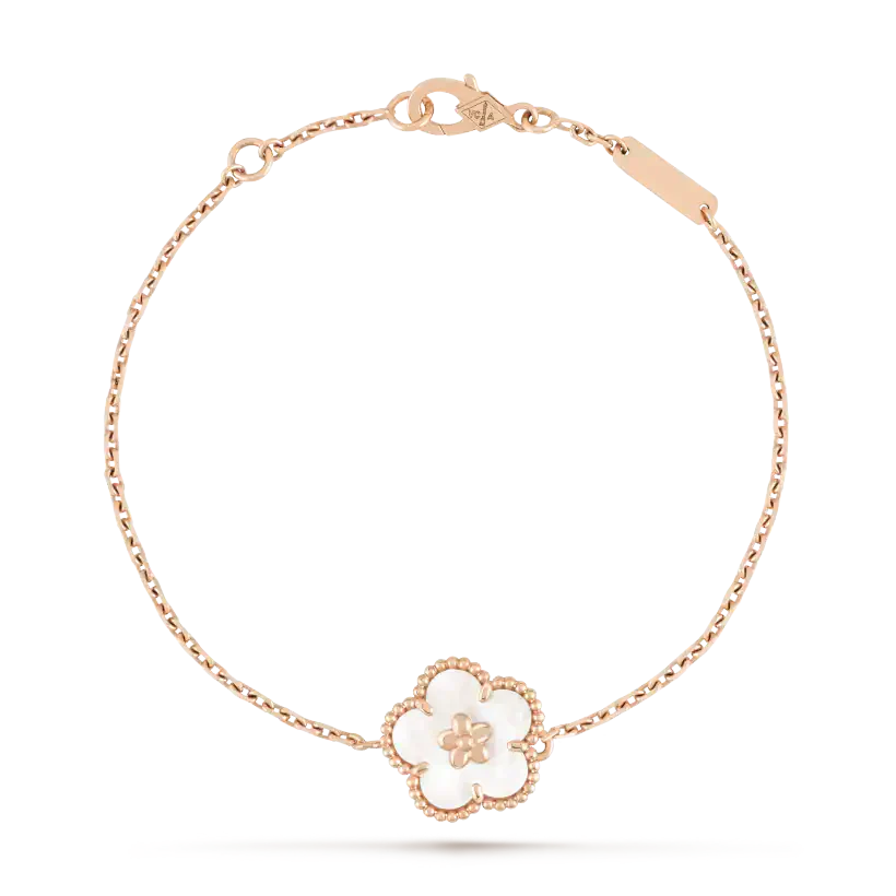 [Rose Jewellery]LUCKY WHITE MOP PLUM BLOSSOM  BRACELET