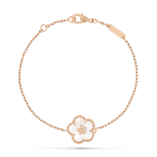 [Rose Jewellery]LUCKY WHITE MOP PLUM BLOSSOM  BRACELET