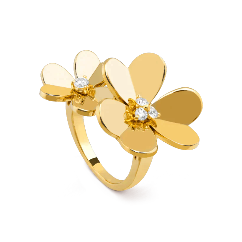 [Rose Jewellery]CLOVER COMOS GOLD DIAMOND RING