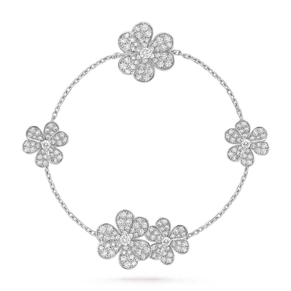 [Rose Jewellery]FRIVOLE SILVER 5 FLOWERS BRACELET