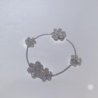 [Rose Jewellery]FRIVOLE SILVER 5 FLOWERS BRACELET