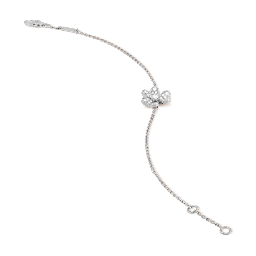 [Rose Jewellery]FRIVOLE SILVER FLOWER DIAMOND BRACELET