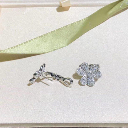 [Rose Jewellery]FRIVOLE SILVER FLOWER DIAMOND EARRINGS