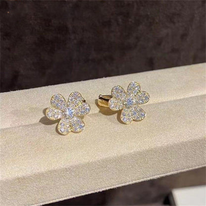 [Rose Jewellery]FRIVOLE GOLD FLOWER DIAMOND EARRINGS