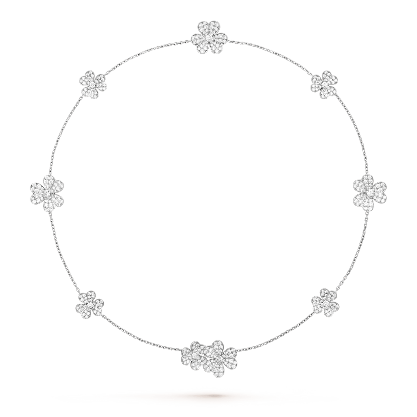 [Rose Jewellery]FRIVOLE SILVER 9 FLOWERS NECKLACE