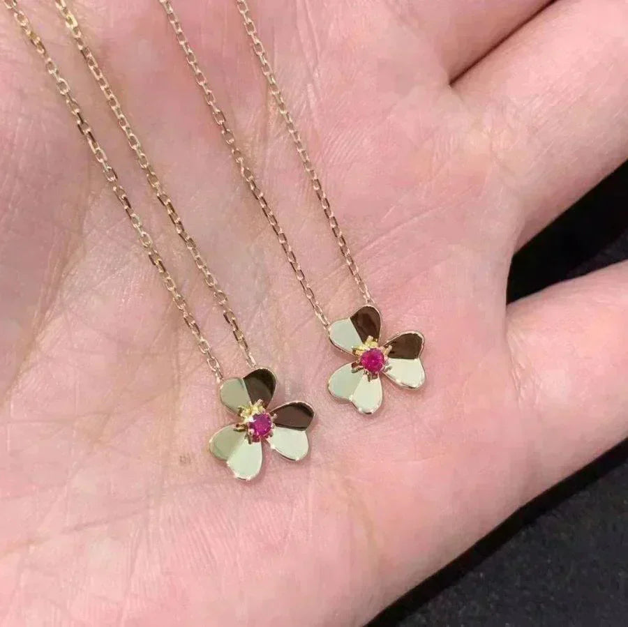 [Rose Jewellery]FRIVOLE GOLD FLOWER NECKLACE