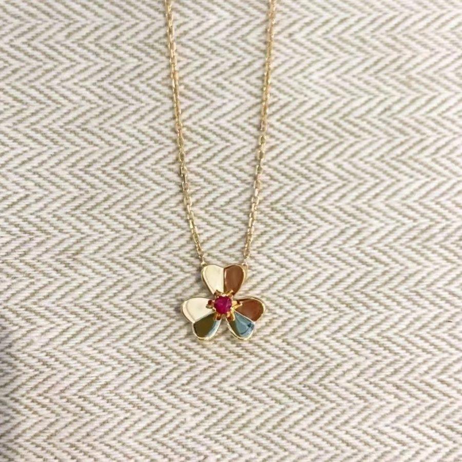 [Rose Jewellery]FRIVOLE GOLD FLOWER NECKLACE