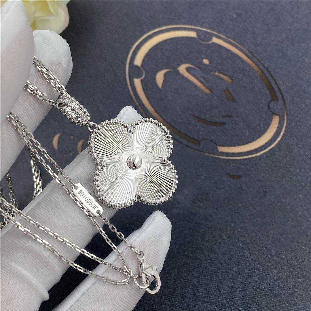 [Rose Jewellery]CLOVER 25MM SILVER BIG CLOVER NECKLACE