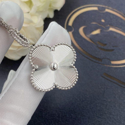 [Rose Jewellery]CLOVER 25MM SILVER BIG CLOVER NECKLACE