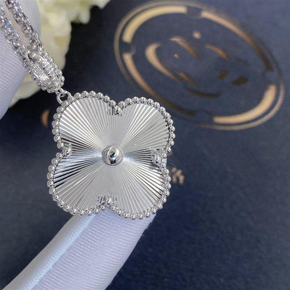 [Rose Jewellery]CLOVER 25MM SILVER BIG CLOVER NECKLACE