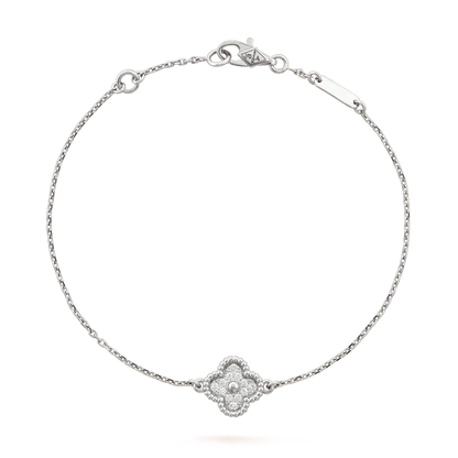 [Rose Jewellery]CLOVER  SINGLE FLOWER BRACELET SILVER