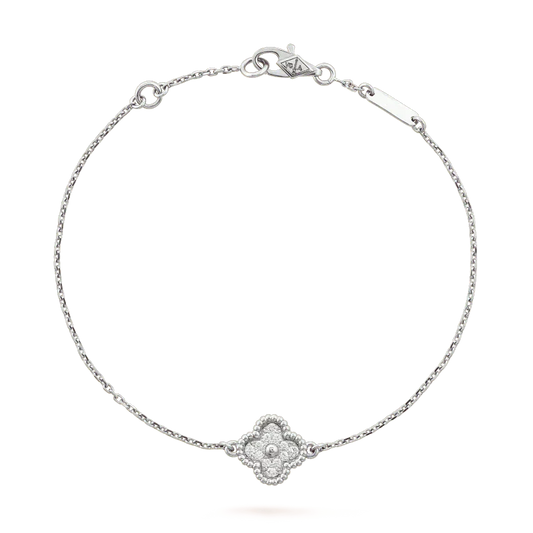 [Rose Jewellery]CLOVER  SINGLE FLOWER BRACELET SILVER