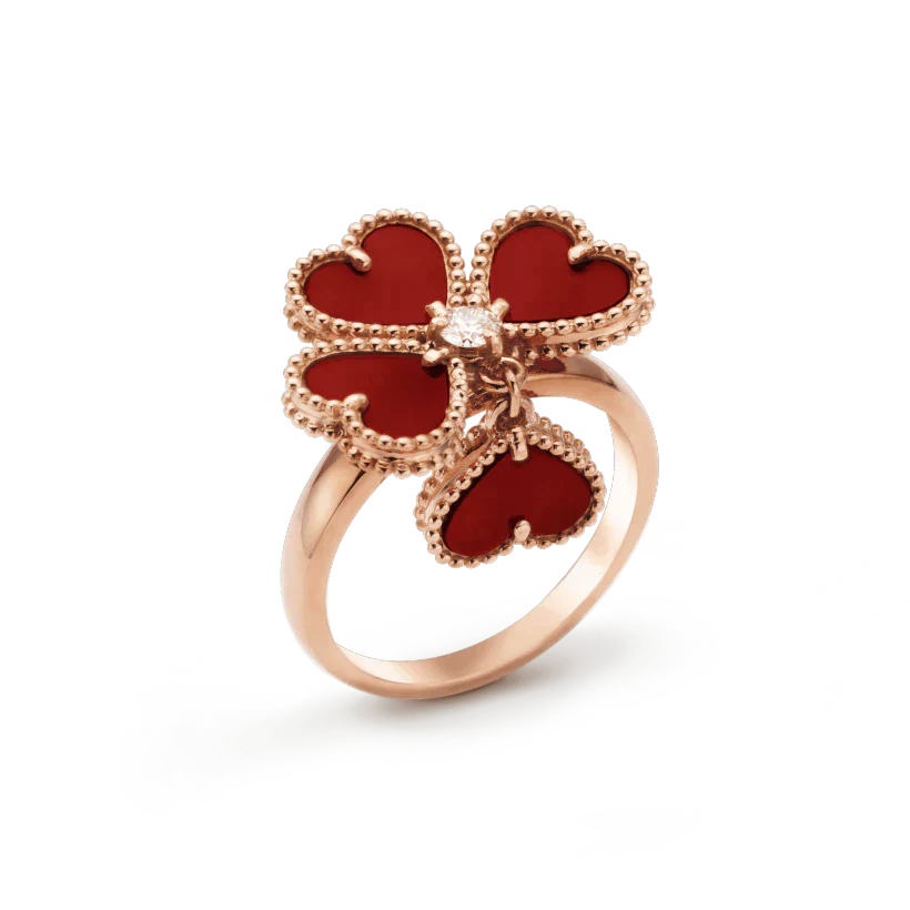 [Rose Jewellery]SWEET CLOVER CARNELIAN RING