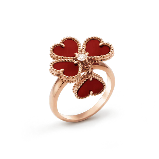 [Rose Jewellery]SWEET CLOVER CARNELIAN RING