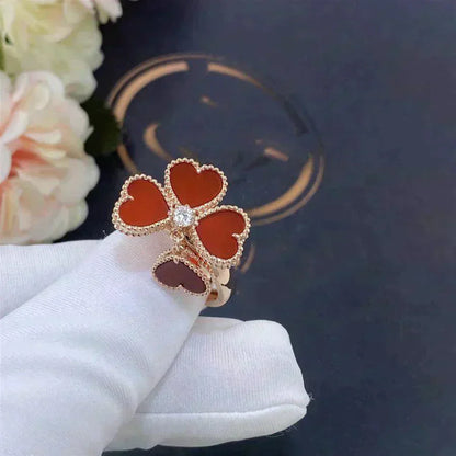 [Rose Jewellery]SWEET CLOVER CARNELIAN RING