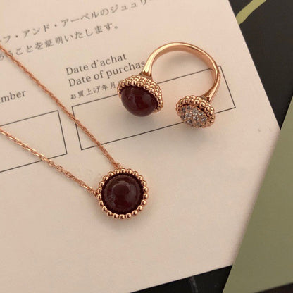 [Rose Jewellery]PERLEE COULEURS DIAMOND ROSE GOLD BETWEEN THE FINGER RING