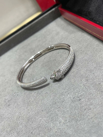 [Rose Jewellery]PANTHERE FULL DIAMOND OPEN BRACELET