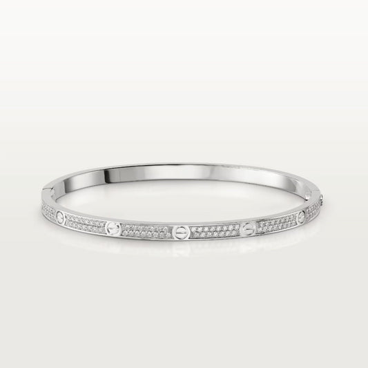 [Rose Jewellery]LOVE BRACELET 3.65MM DIAMOND-PAVED SILVER