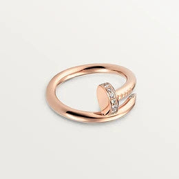 [Rose Jewellery]JUSTE RING 2.65MM PINK GOLD DIAMOND