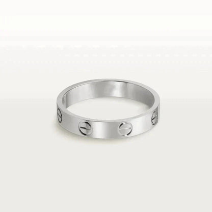 [Rose Jewellery]LOVE RING 4MM 1 DIAMOND SILVER