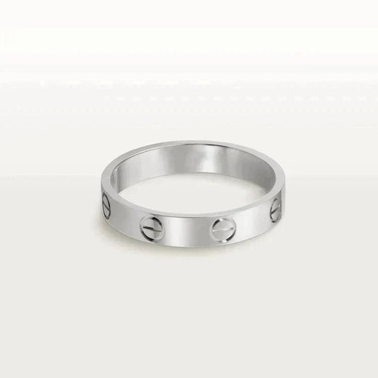 [Rose Jewellery]LOVE RING 4MM 1 DIAMOND SILVER