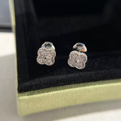 [Rose Jewellery]CLOVER MINI DIAMOND STUD EARRINGS