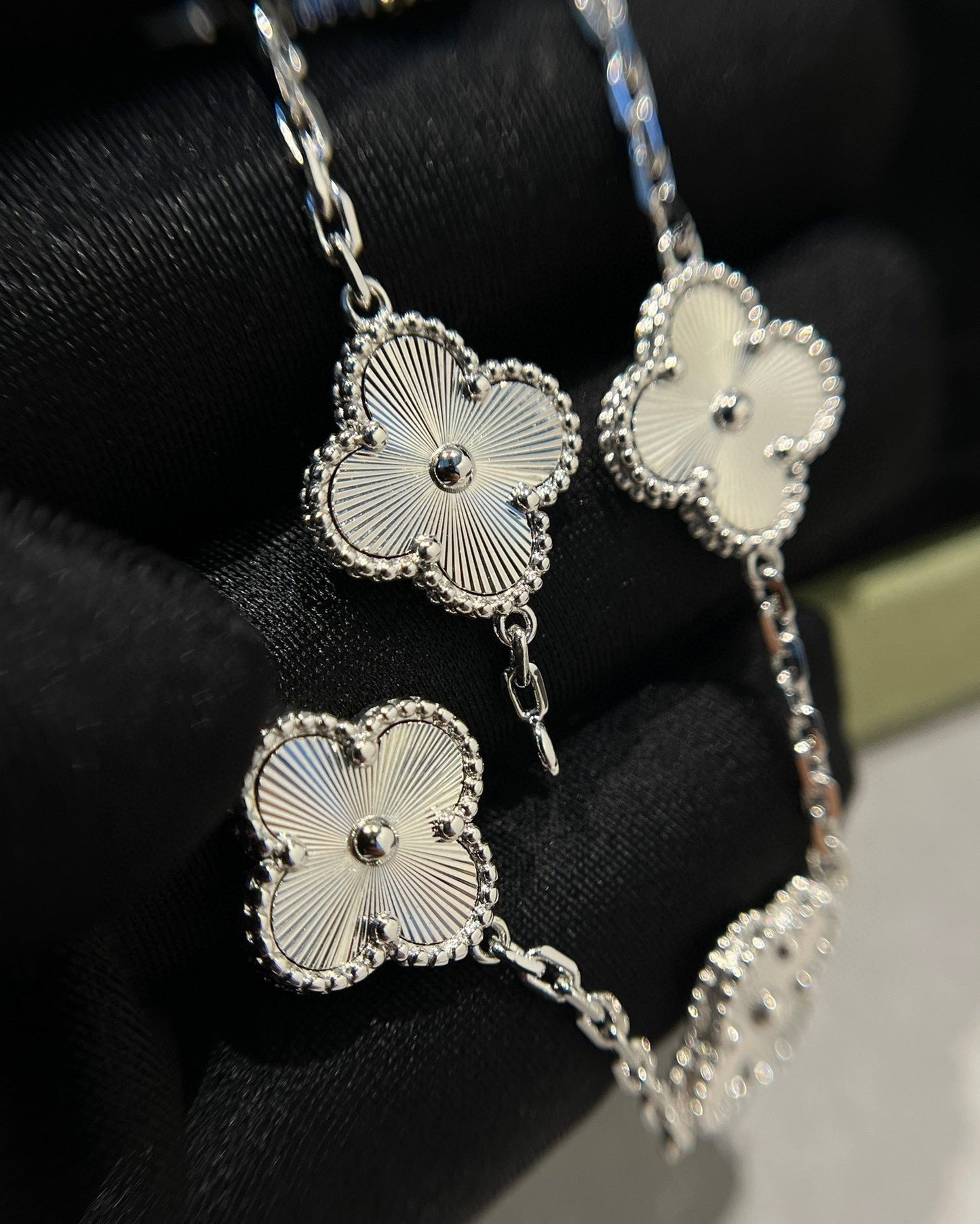 [Rose Jewellery]CLOVER SILVER 5 MOTIFS BRACELET