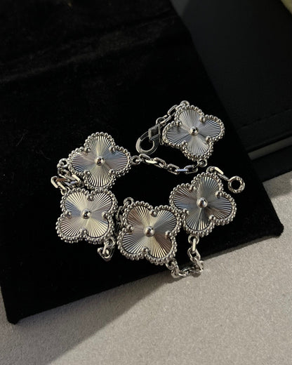 [Rose Jewellery]CLOVER SILVER 5 MOTIFS BRACELET