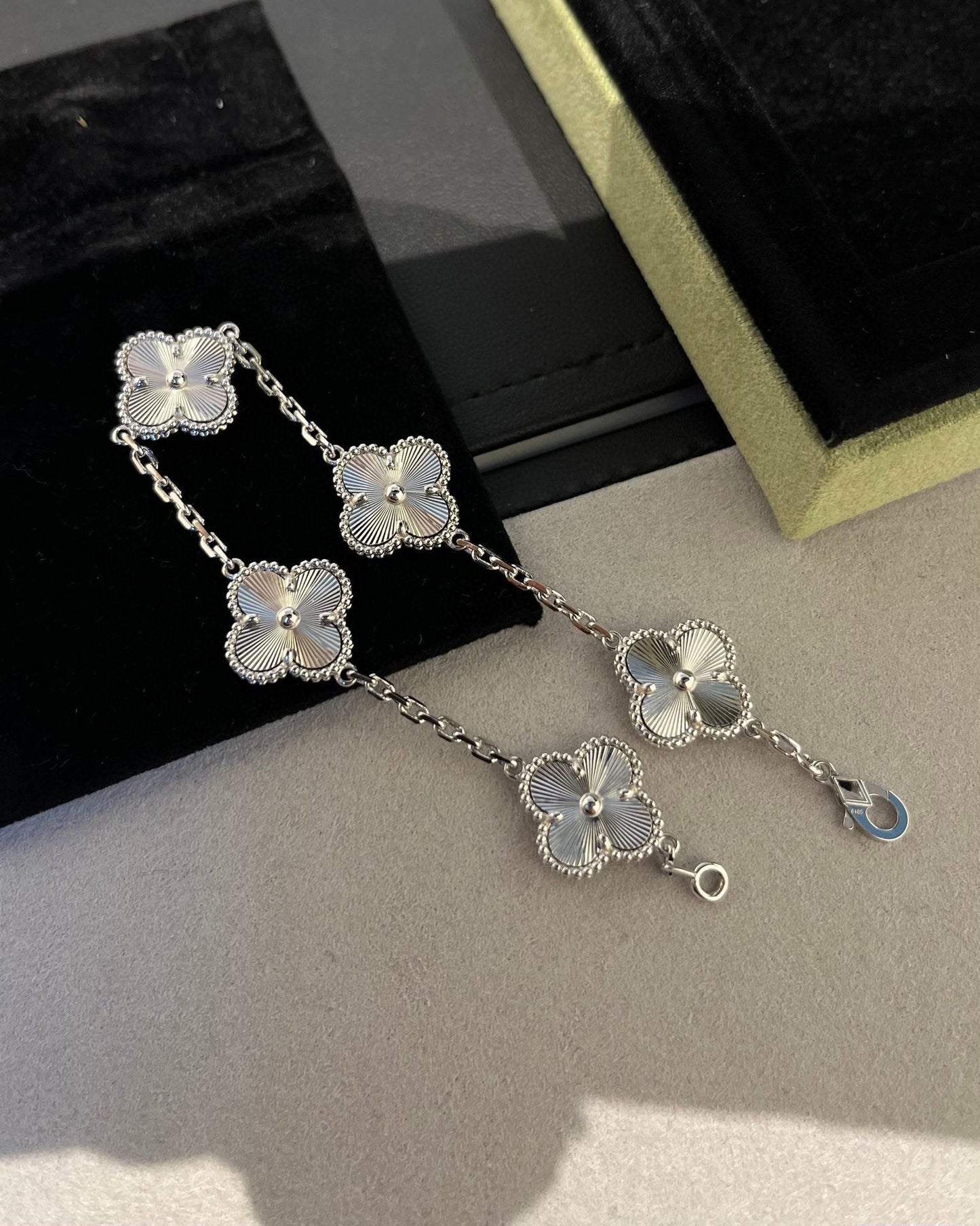 [Rose Jewellery]CLOVER SILVER 5 MOTIFS BRACELET