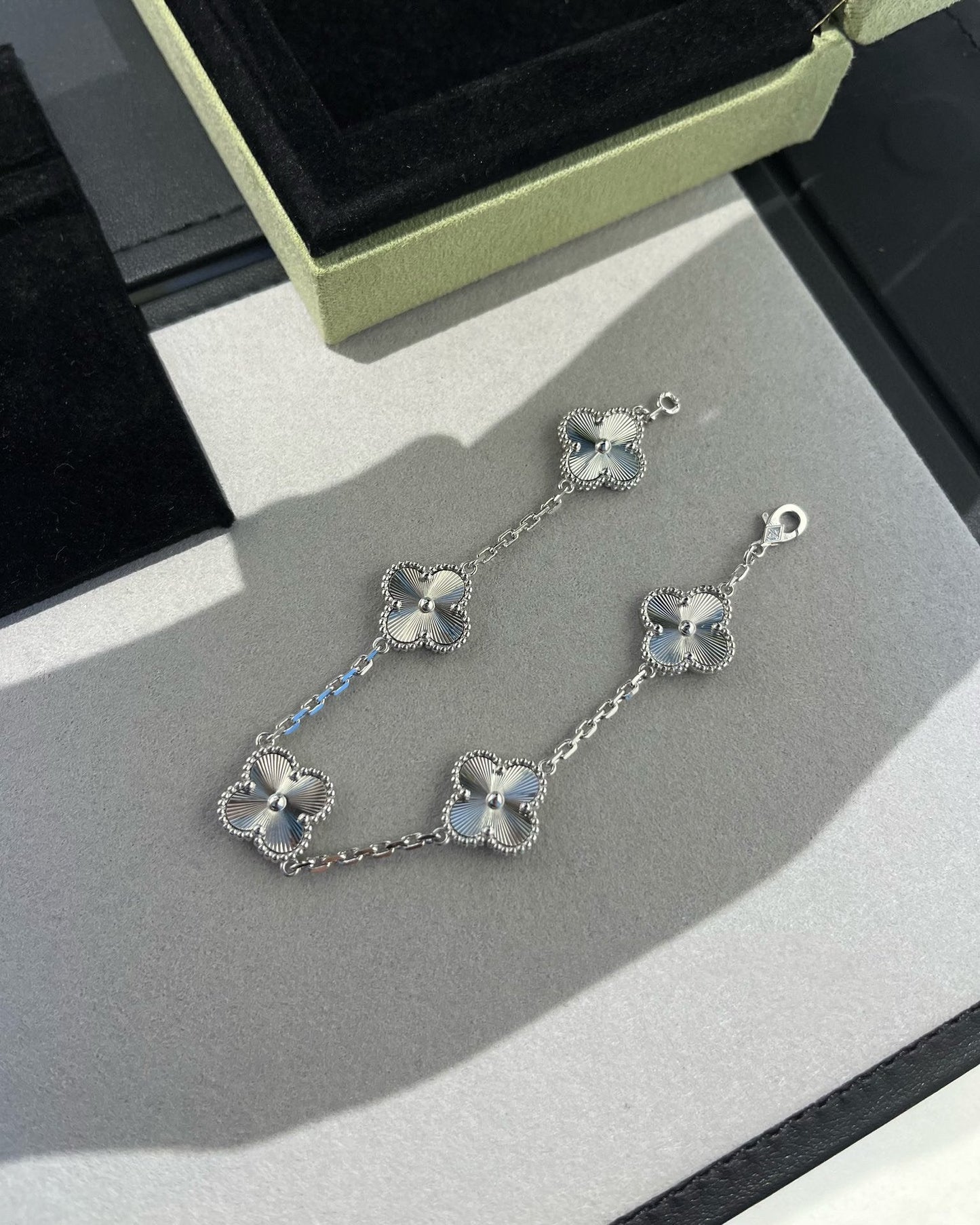 [Rose Jewellery]CLOVER SILVER 5 MOTIFS BRACELET