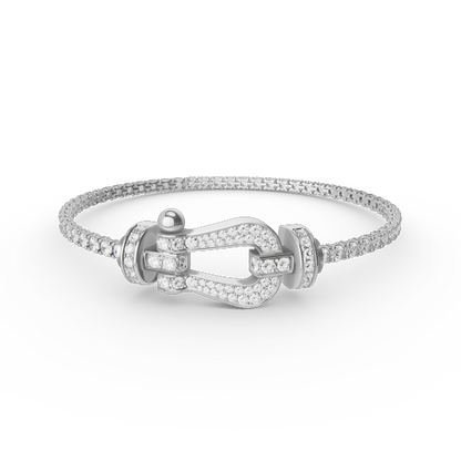 [Rose Jewellery]FORCE  LARGE HORSESHOE FULL DIAMOND TENNIS BRACELET