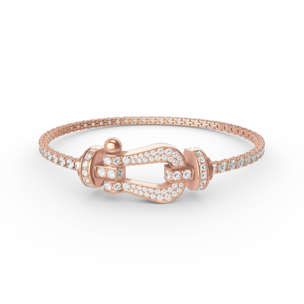 [Rose Jewellery]FORCE  LARGE HORSESHOE FULL DIAMOND TENNIS BRACELET