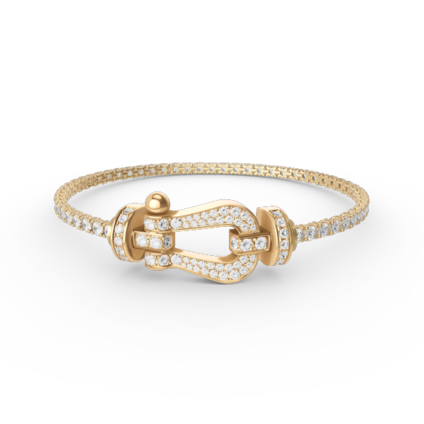 [Rose Jewellery]FORCE  LARGE HORSESHOE FULL DIAMOND TENNIS BRACELET